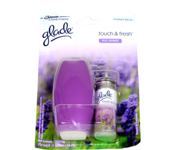 GLADE TOUCH & FRESH WILD LAVENDER AIR FRESHNER SPRAY